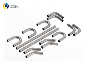 Dobrando tubos de titânio